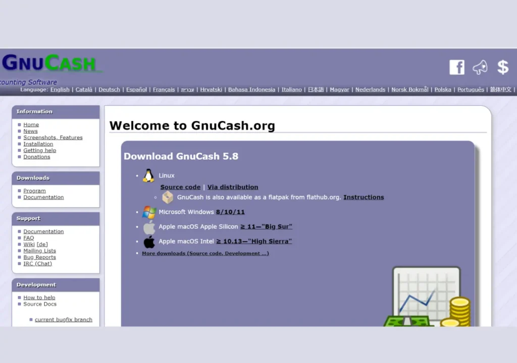 GnuCash 2nd free finance software