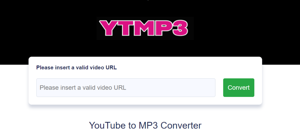 Open the YTMP3 Cymru Website